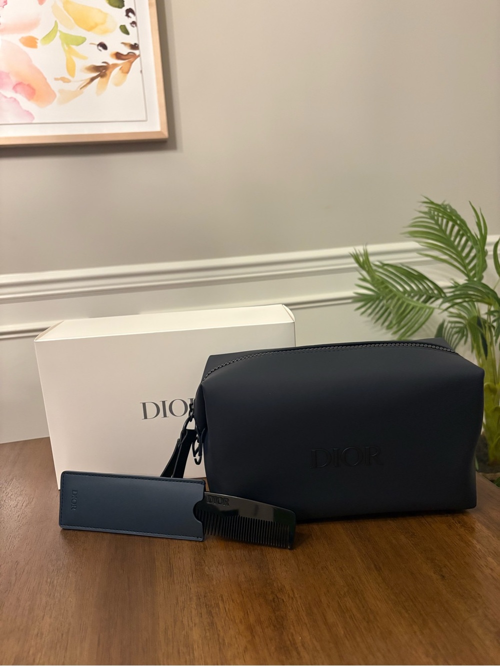 Dior  Pouch with Matching Comb